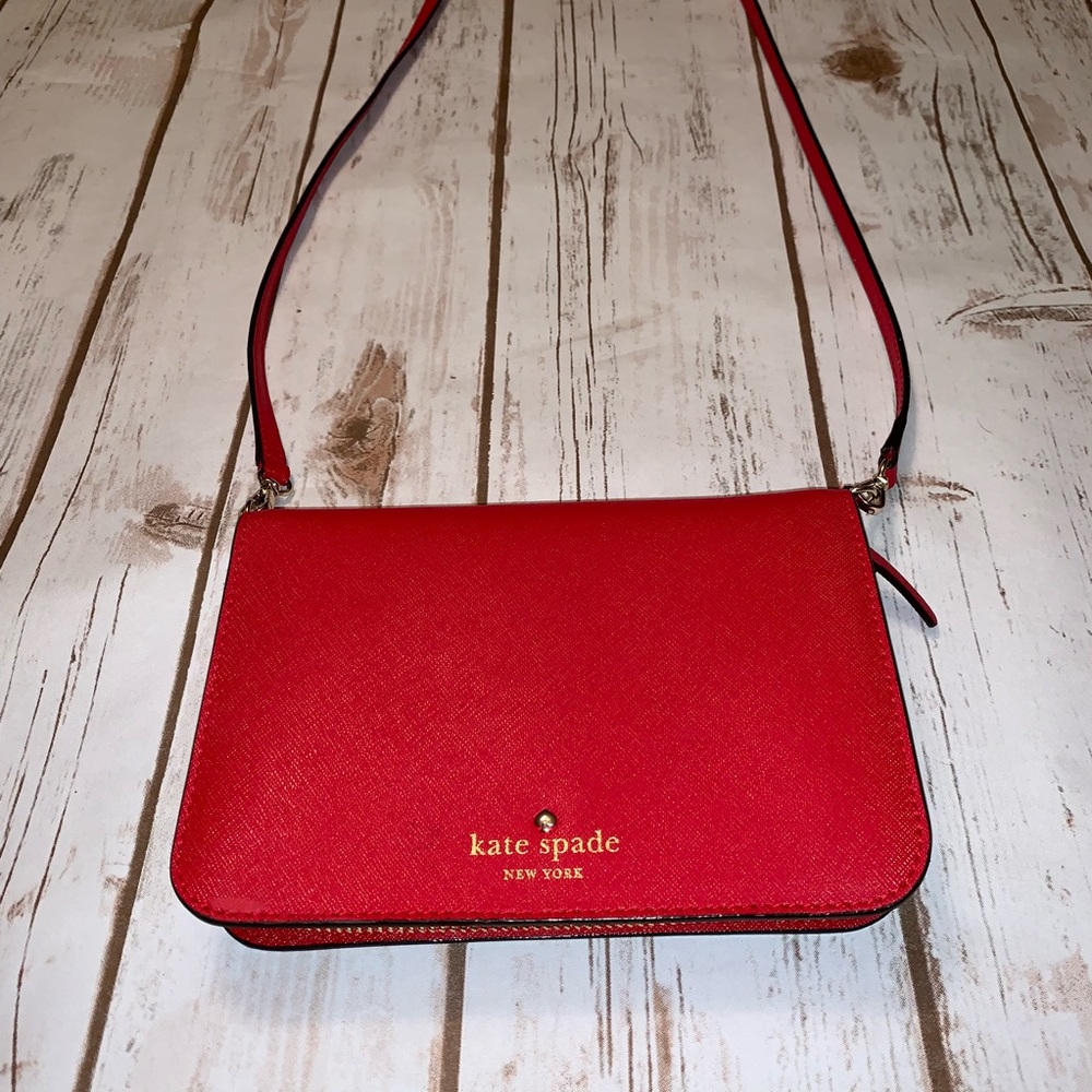 KATE SPADE - CROSSBODY BAG RED